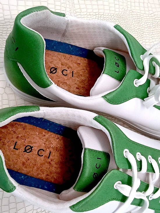 RARE BRAND NEW LOCI SEVEN GREEN/WHITE ATHLETIC SHOES EU46 main image 6